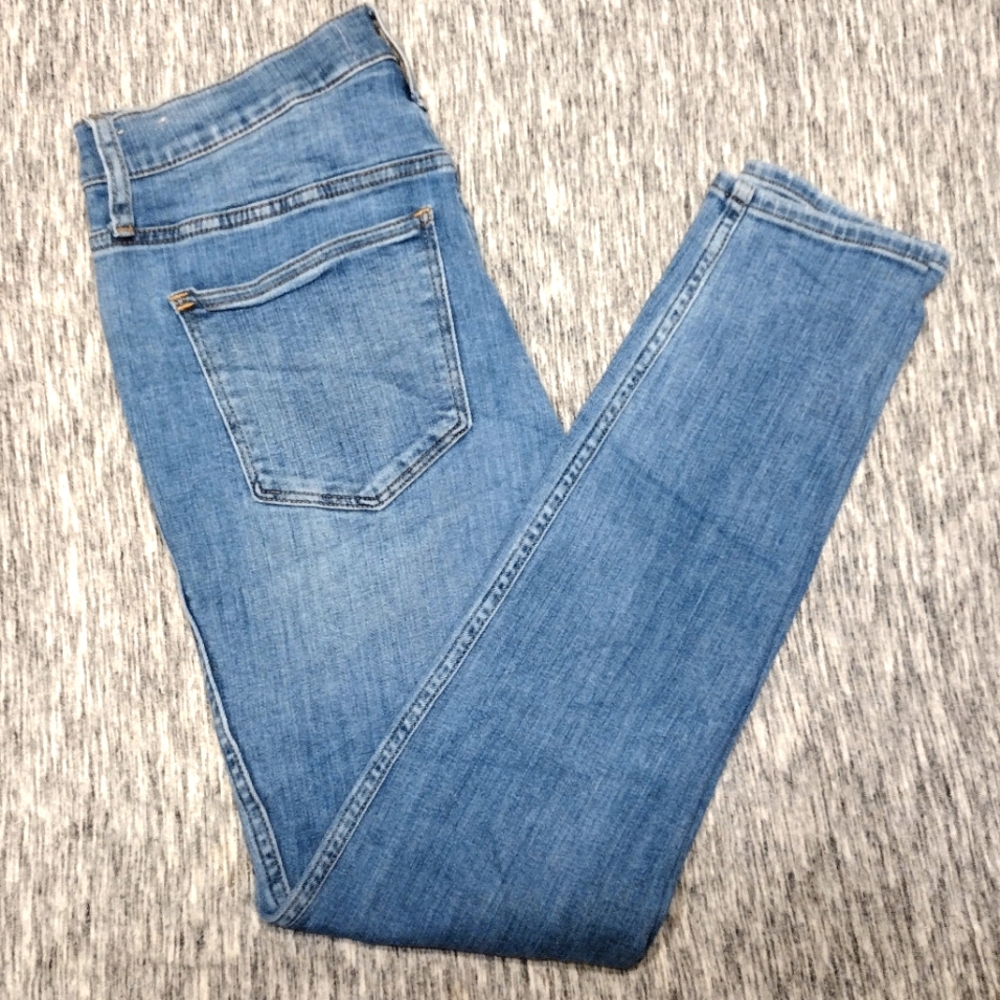 Madewell Women's 10" High-Rise Skinny Jeans, Size 28, Blue